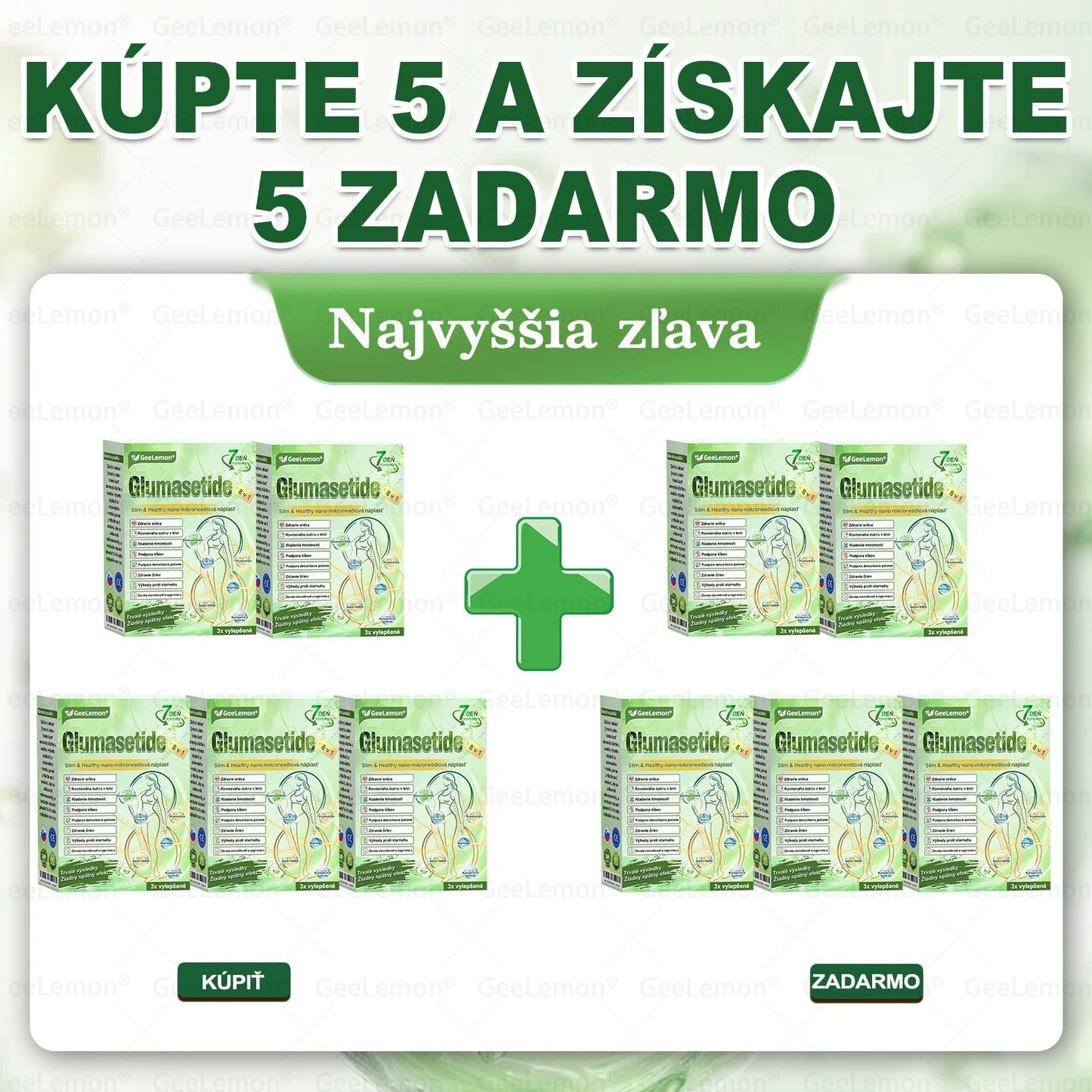 💎Odporúčané UNB · 👩⚕️Oficiálny obchod Dr. Max | 🎁 𝐆𝐞𝑒𝐿𝑒𝐦𝐨𝐧® Glumasetide 8 v 1 Nano mikrotŕňový náplasť – Len raz denne ✅ Viditeľné zmeny za 7 dní na obezitu, ochabnutú pokožku a zdravie